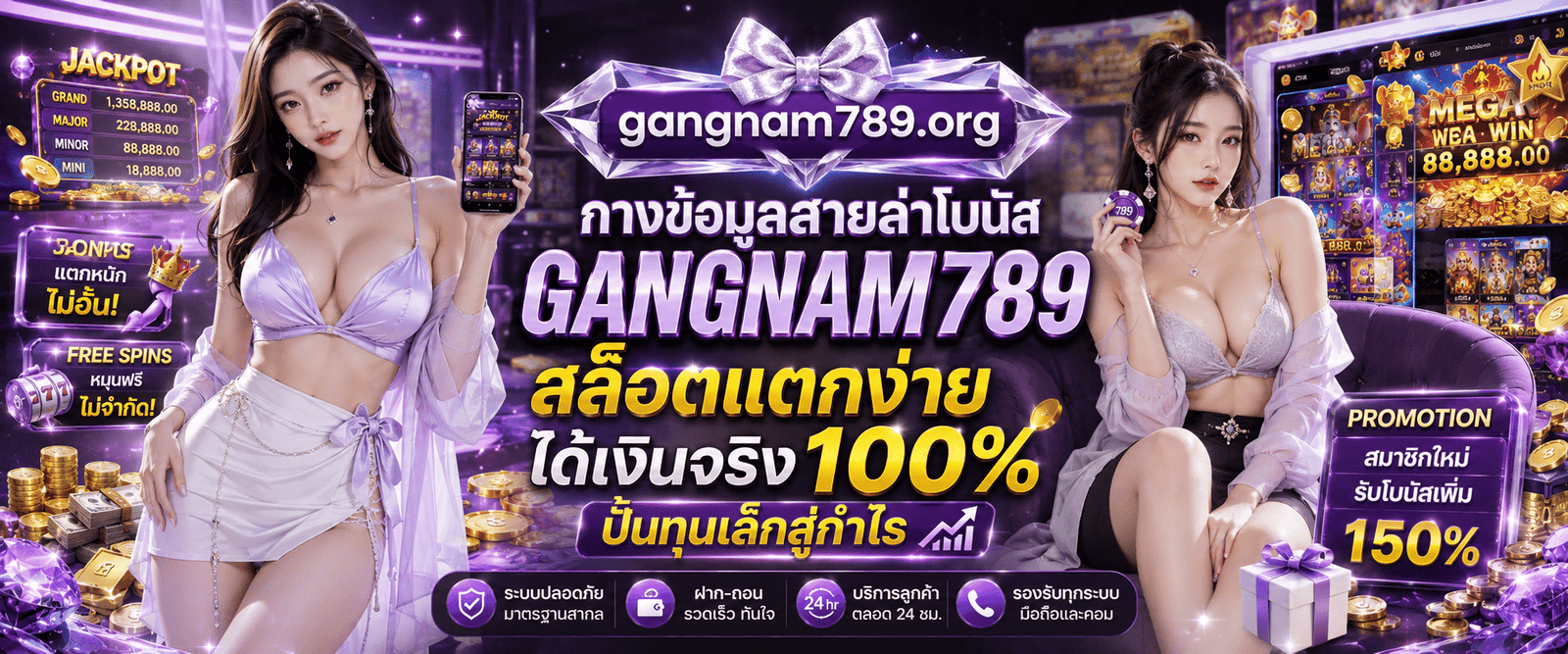 GANGNAM789 สล็อตแตกง่าย ได้เงินจริง 100% วิเคราะห์ระบบจ่ายรางวัลจริง